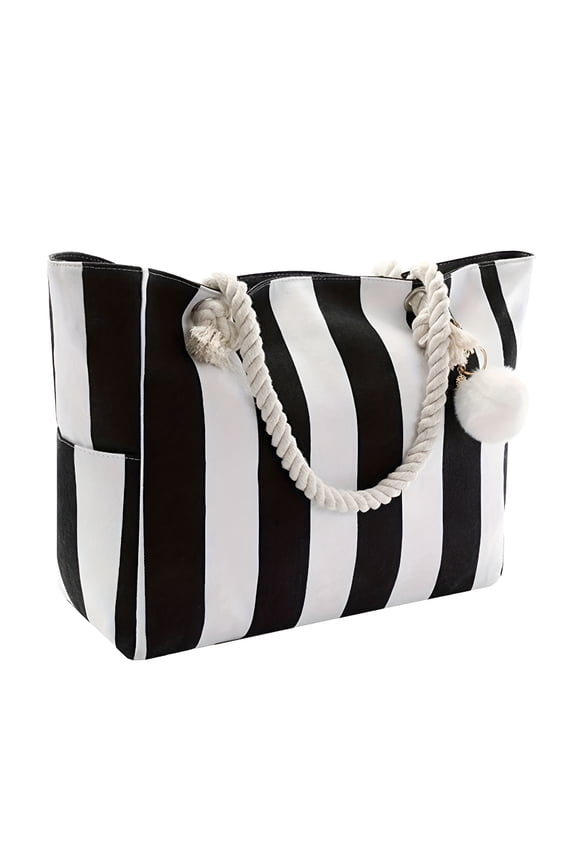 Beach Tote Bag Extra Large Sandproof With Zipper Essentials Accessories For Vacation