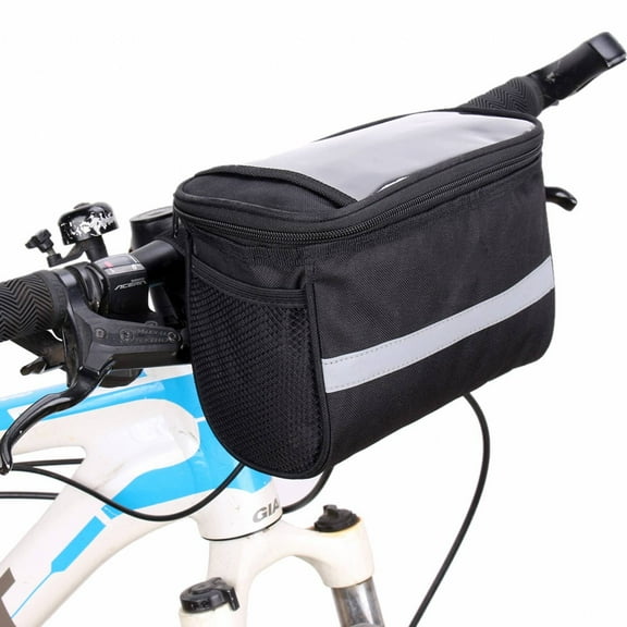 GASTROPOD Bike Bag,Lightweight Storage Rear Bike Rack,Compact Space Bike Accessories,5",Black