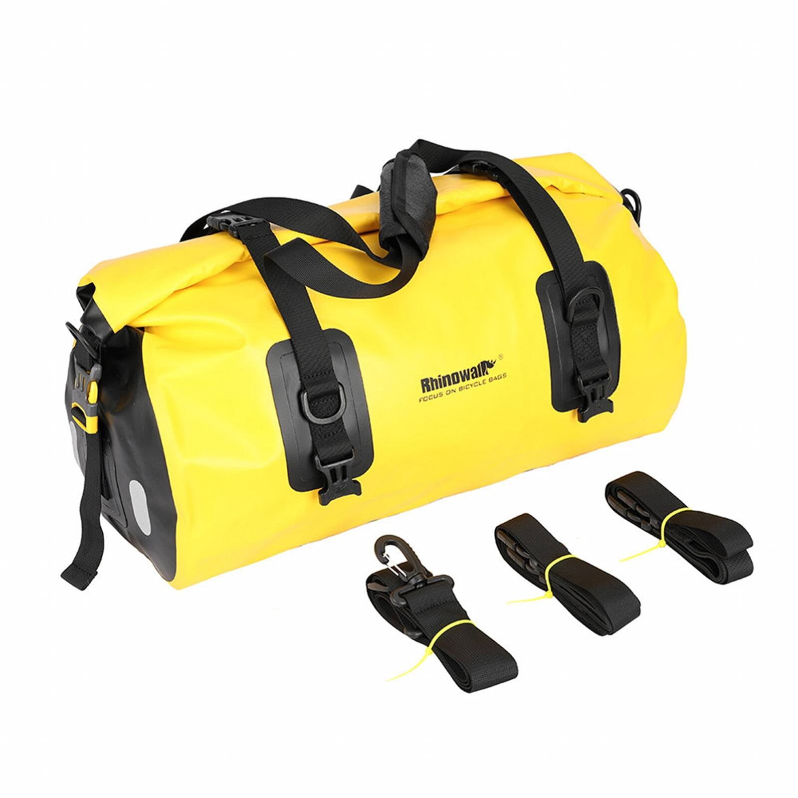 GASTROPOD Bike Bag,Safe Design Bike Accessories,Comfortable Adjustable Fit Rear Bike Rack,20L,Yellow