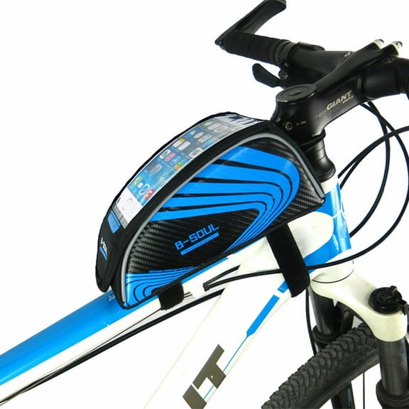 GASTROPOD Bike Bag,Spacious Design Saddle Bag,Suitable for Long Rides Rear Bike Rack,One Size,Blue,21*9*10cm