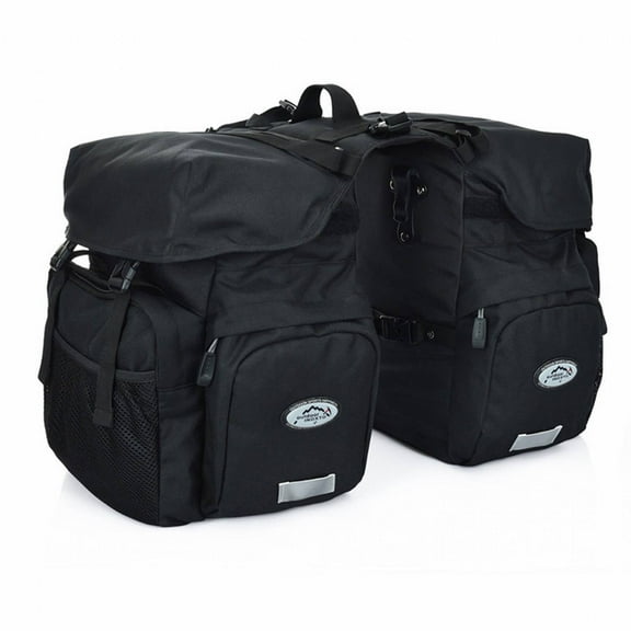 GASTROPOD Bike Bag,Waterproof Design Bike Accessories,Reliable Rain Protection Rear Bike Rack,One Size,Black,53*35*33cm