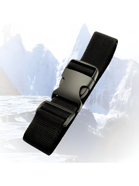 Black Small Travel Luggage Straps Short Adjustable Suitcase Belt Buckle Luggage Straps for Suitcases