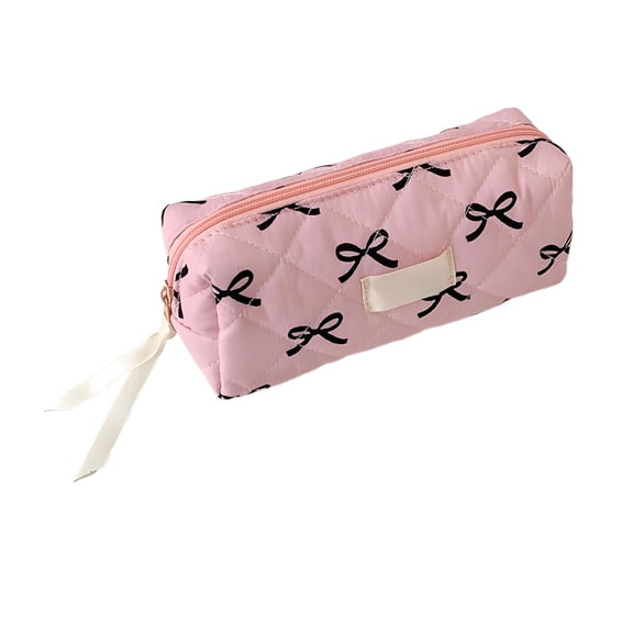 GASTROPOD Bow Makeup Bag Multifunctional Makeup Brush Bags Portable Bow Pencil Case Colorful Travel Toiletry Bag