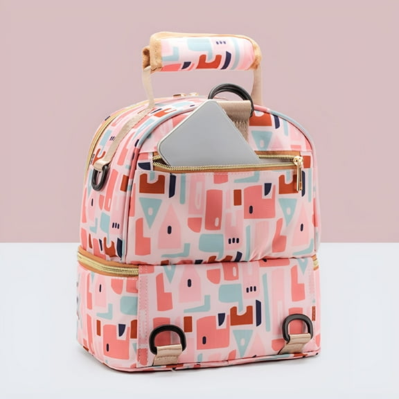 GASTROPOD Breastmilk Cooler Bag with Ice Pack-Double Layer for Nursing Mother Breast Pump Bag Backpack