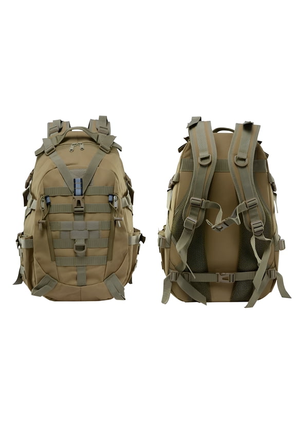 Camouflage Double Shoulder Bag,Multi High Capacity Functional Backpack Pack,Hunting Accessories Fishing Hiking Camping Camouflage Bag Small Day Pack for Men