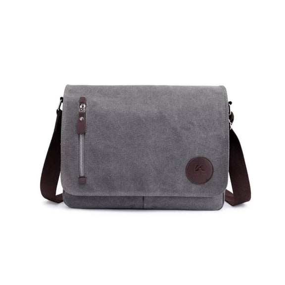 GASTROPOD Canvas Messenger Bag,Laptop Bag for Work and Travel Multi-Compartment Crossbody Bag for Men and Women