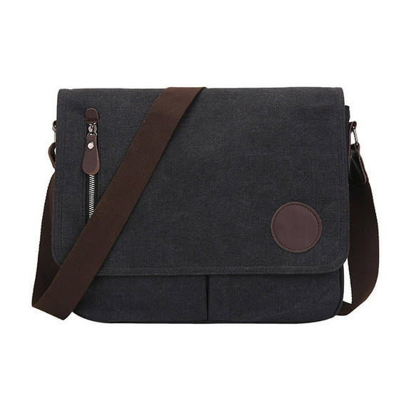 GASTROPOD Canvas Messenger Bag,Practical Laptop Bag for Work,Adjustable Multi-Compartment Crossbody Bag for Men and Women
