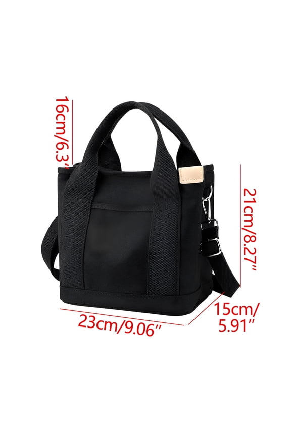 Canvas Tote Bag Waterproof Nylon Multi Pocket Shoulder Bags Laptop Work Bag, Vintage Crossbody Shoulder Bags Small Handbag, Teacher Purse Handbag for Women Men