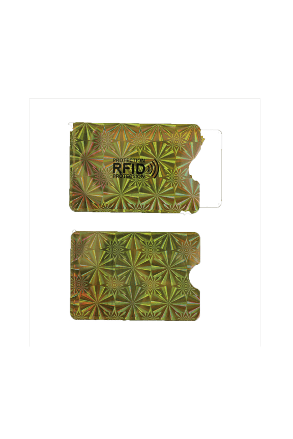 Card Holder Wallet Clear Pattern Card Wallet Double Layer Protection Credit Card Holder,Style 1