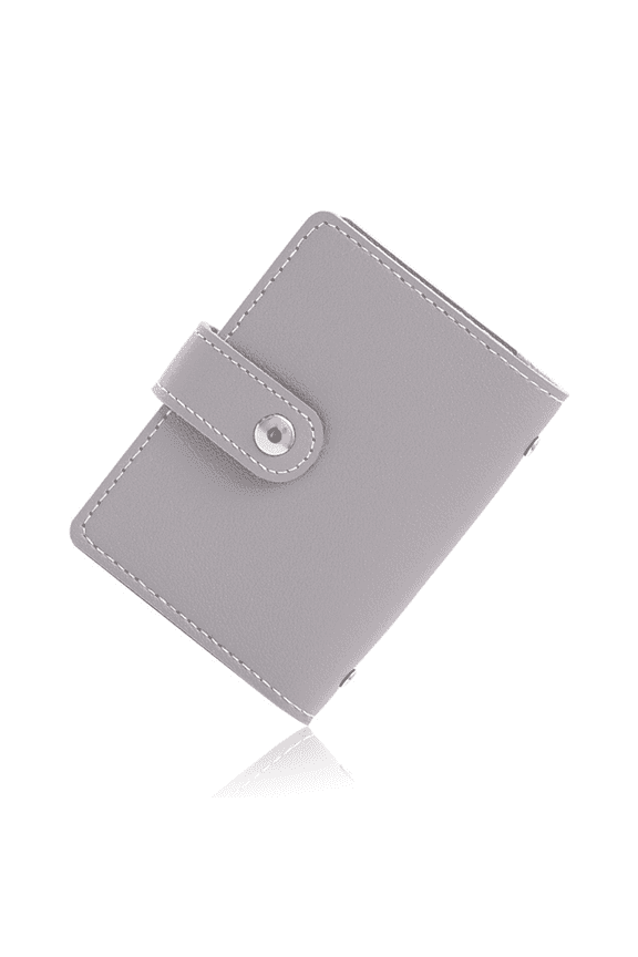 2026 New Carteras Para Mujer Antimagnetic Large Capacity Bank Card Holder Tote Bag Anti-Theft Brush Small Wallet for Women Grey