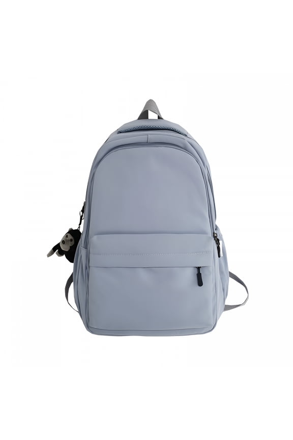 Casual Backpack Fits 17.7'' Laptop Plain for College Travel Basic Women Lightweight Medium Casual Daypack Minimalist Backpacks Men Bookbag