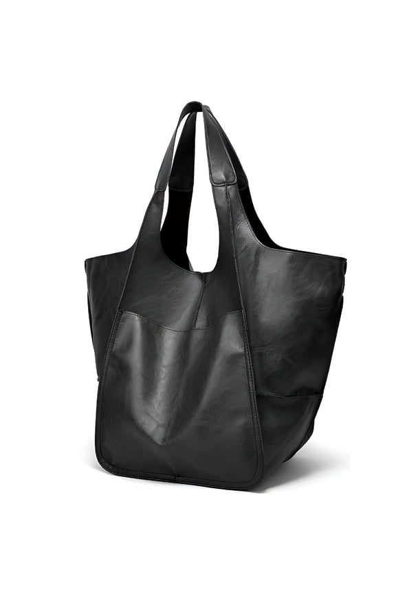 Casual Soft Large Capacity Tote Women Shoulder Bags Designer Handbags Luxury Pu Leather Messenger Bag Retro Big Shopper Bag Luxury Designers Bags