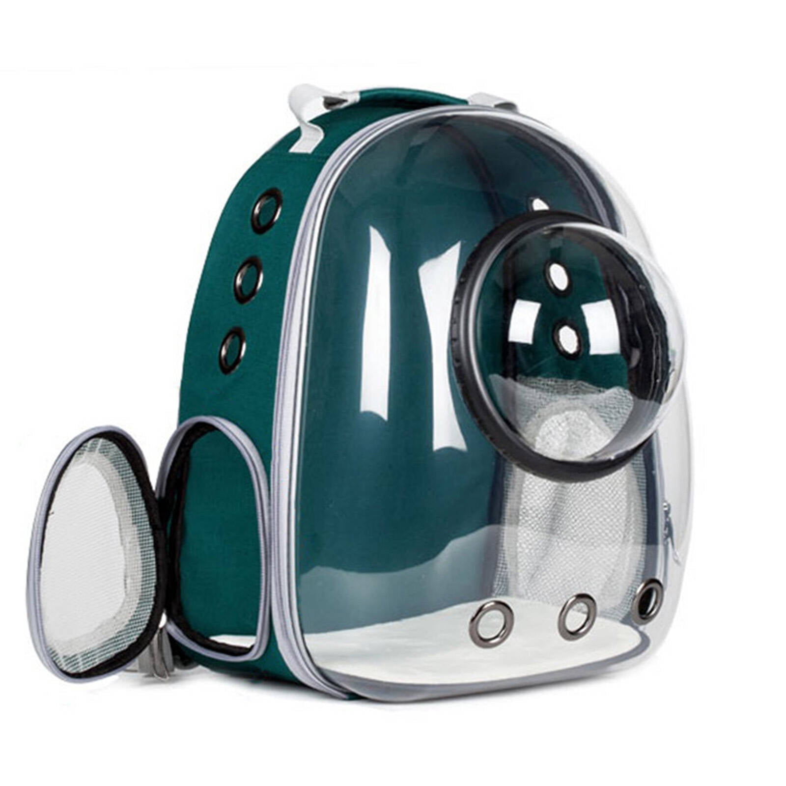 GASTROPOD Cat Backpack,360° Panoramic View for Ultimate Comfort Cat Backpack Carrier,Breathable Ventilation for Cool and Comfy Rides Dog Carrier Backpack,Green