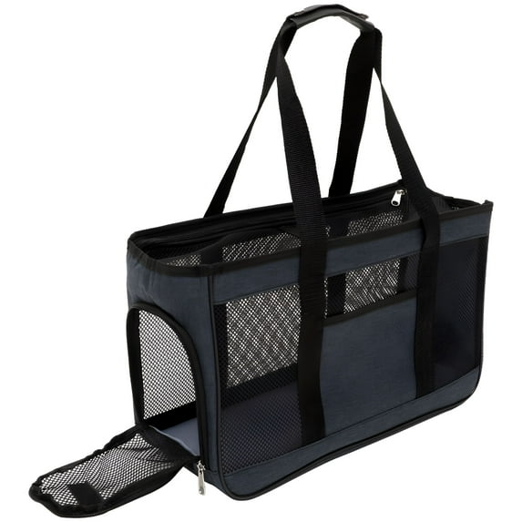 GASTROPOD Cat Carrier Portable Foldable Bag Airline Approved for Travel (Blue)