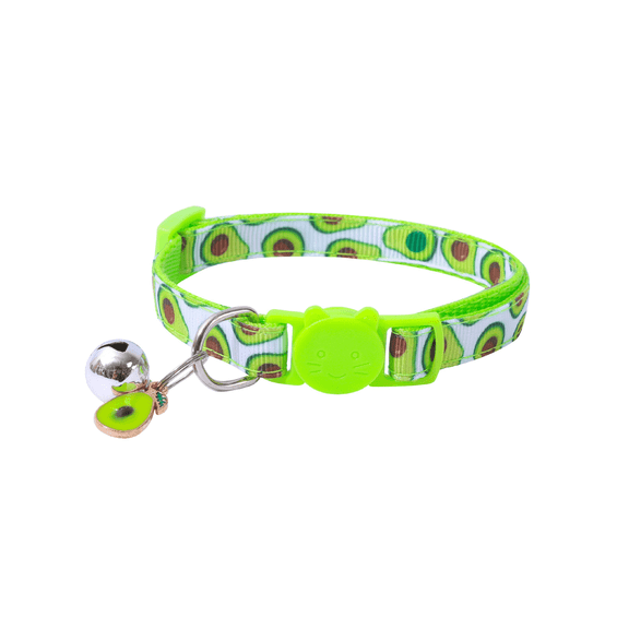 GASTROPOD Cat Collar,Versatile Adjustable Safety Pet Collars With Charming Fruit Pendant ,Secure Breakaway Cat Collars For Kittens At the Park