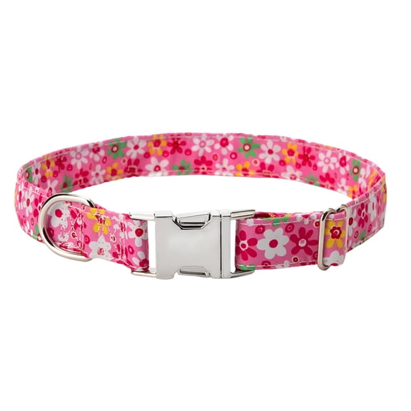GASTROPOD Cat Collars for Girl Cats Rabbit Collar,Breakaway Cat Collars Summer Flower Patterns Cat Collar,Sweet Floral Adjustable Buckle Collar for Pets