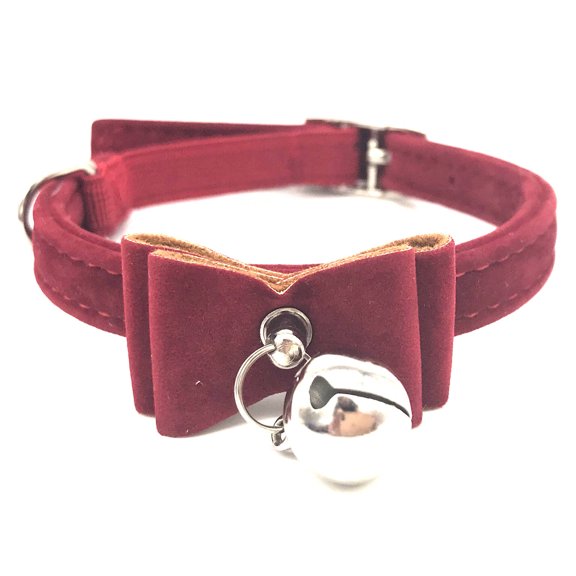 GASTROPOD Cat Collars,Stylish Pet Accessory Puppy Collars,Delicate Fabric Finish Collar for Cats,Position Tracking Bell Breathable Cat Collar,