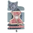 thumbnail image 1 of GASTROPOD Cat Harness,Breathable Cotton Cat Walking Jacket,Safe and Comfortable Kitten Collar,Pink,S, 1 of 4