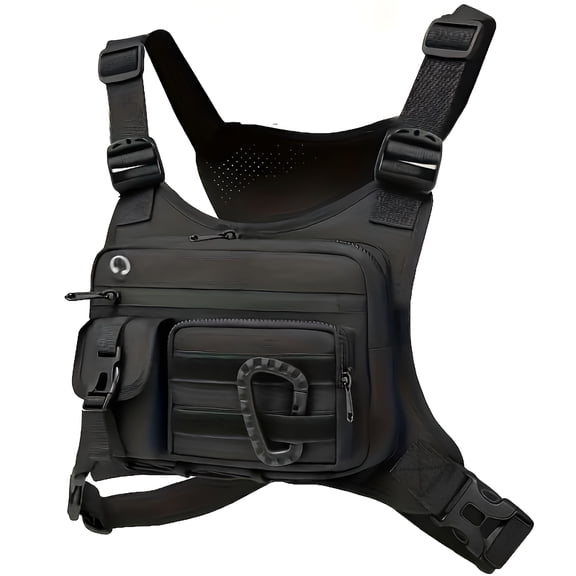 GASTROPOD Chest Bag for Men, Running Pack Vest for Workouts, Water Resistant Sports Chest Pack for Running