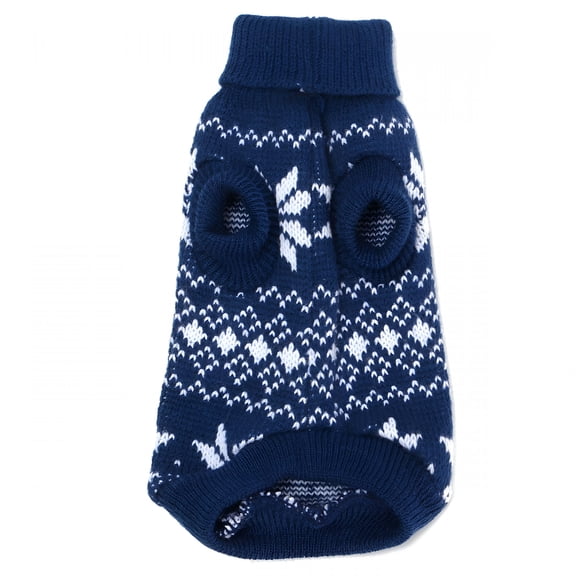 GASTROPOD Christmas Pet Dog Puppy Snowflake Knit Sweater Hoody Clothes Costume Gifts Dog Christmas Sweaters