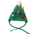 thumbnail image 1 of GASTROPOD 2026 New Christmas Tree Hat for Dog Hat Holiday Pompoms Headwear Costume Headwear Dog Cats Christmas Props for Dog Cats, 1 of 7