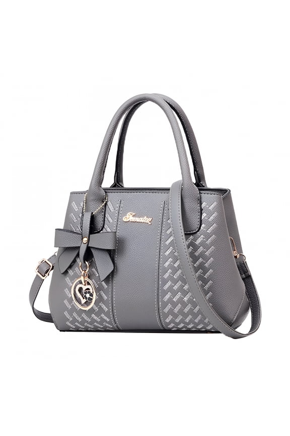 Classic European and American Fashion Middle Aged Mother Handbag Genuine Leather Purses Handbags for Women Vintage Handmade Real Leather Shoulder Bag Crossbody Satchel Purse with Strap