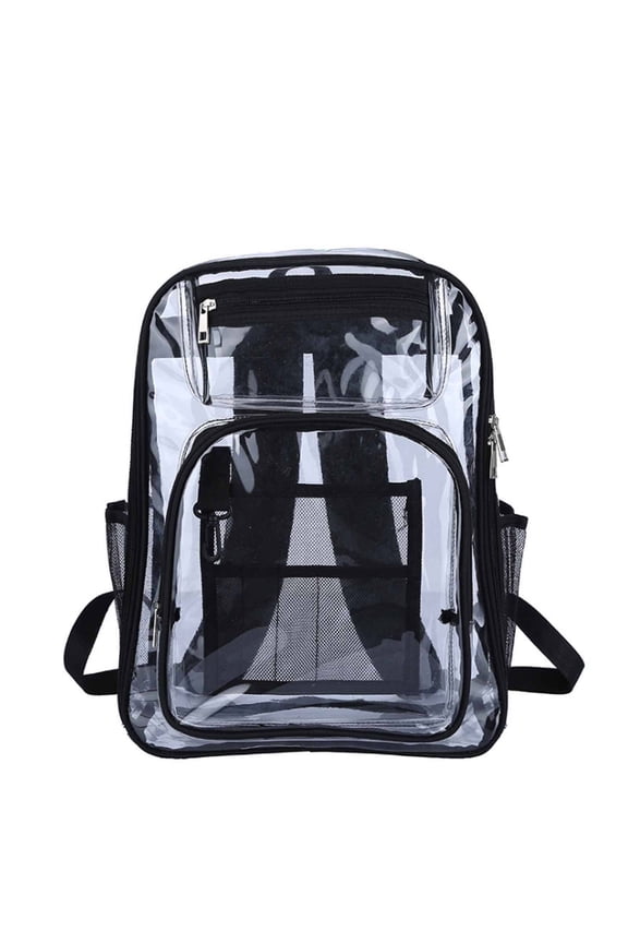 Clear Backpack,Modern Transparent Mini Backpack for Quick Security Passage,Versatile Waterproof Backpack for Daily Adventures and Travel
