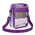 thumbnail image 1 of GASTROPOD Clear Bag for Stadium Events Waterproof Crossbody Bags for Women Storage Handbags for Women Purple Large, 1 of 6