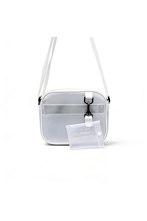 Clear Jelly Mini Crossbody Purse for Women - Waterproof Pvc Beach Bag for Summer Travel, Pool, and Festivals Clear Jelly Purse