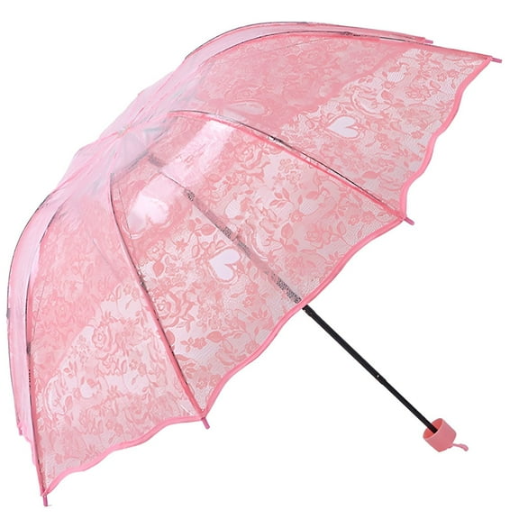 GASTROPOD Clear Umbrella,Water-Repelling Film Clear Umbrella for Women,Impact-Safe Framework Kids Umbrella,Style3