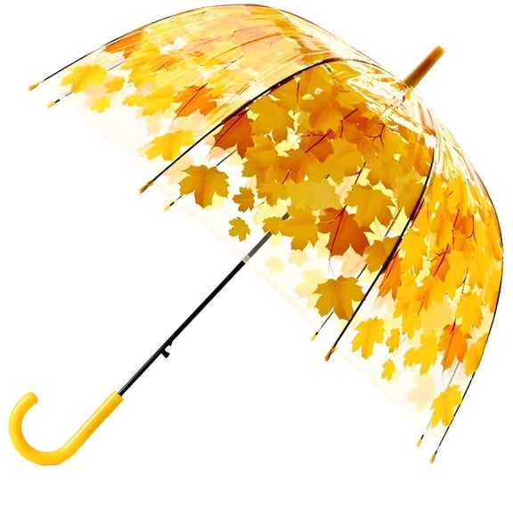 GASTROPOD Clear Umbrella for Women, Large Lotus Leaf Effect Rain Shade