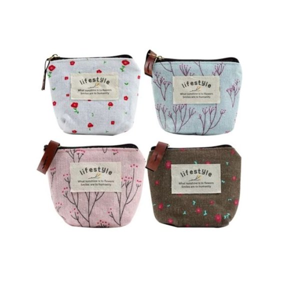 GASTROPOD Coin Purse,Canvas Card Holder for Coins and Cash,RFID-Blocking Small Purse for Organized Essentials