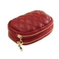 thumbnail image 1 of GASTROPOD Coin Purse,Dual Zippered Compartments Small Purse,Versatile Change Purse with Textured Leather Design, 1 of 5