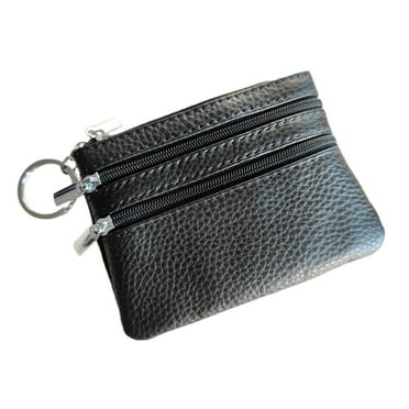 GASTROPOD Coin Purse,Three Zippered Compartments Card Holder,Eco-friendly PU Leather Small Purse