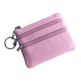 thumbnail image 1 of GASTROPOD Coin Purse,Three Zippered Compartments Card Holder,Minimalist Eco-friendly PU Leather Small Purse, 1 of 2