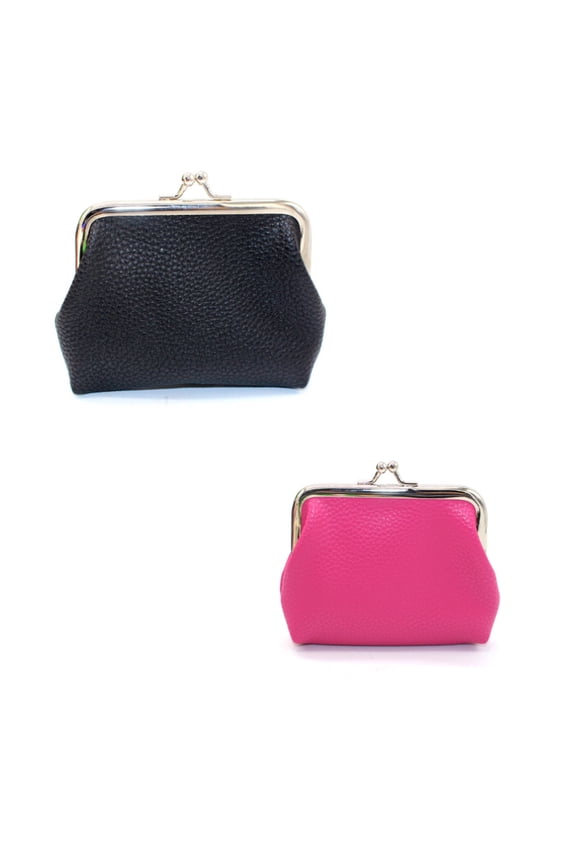 Coin Purse for Women,Protective RFID Coin Pouch,Classic Kiss Lock Design Change Purse,Compact Small Wallet for Daily Essentials