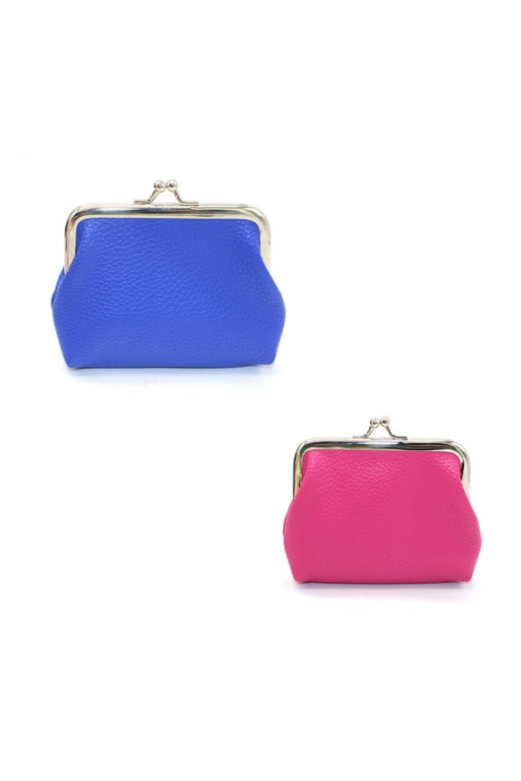 Coin Purse for Women,Secure RFID Blocking Coin Pouch,Kiss Lock Design Change Purse,Functional Small Wallet for On-the-Go Convenience