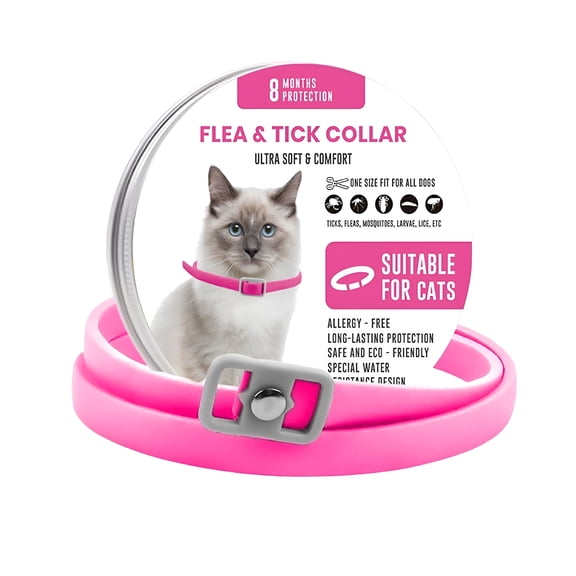 GASTROPOD Collar Cat Adjustable Calming Collars, Calming Collar for Cats, Cat Anxiety Relief Collar, Prevention and Protection for Cats with Long-Lasting Effect, Up to 14.96" Neck