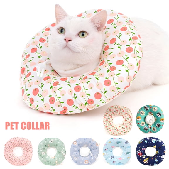 GASTROPOD Comfy Pet Recovery Collar, Soft Adjustable Protective Dog Neck Donut Collar for Small and Medium Dogs and Cats After Surgery Safe Alternative Cone