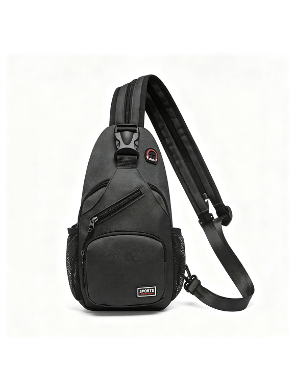 Convertible Sling Bags for Women Men,Lightweight Crossbody Backpack Daypack Fit for 7.9"Tablet for Casual Travel Sport Hiking Lightweight Sling Backpack(Black)