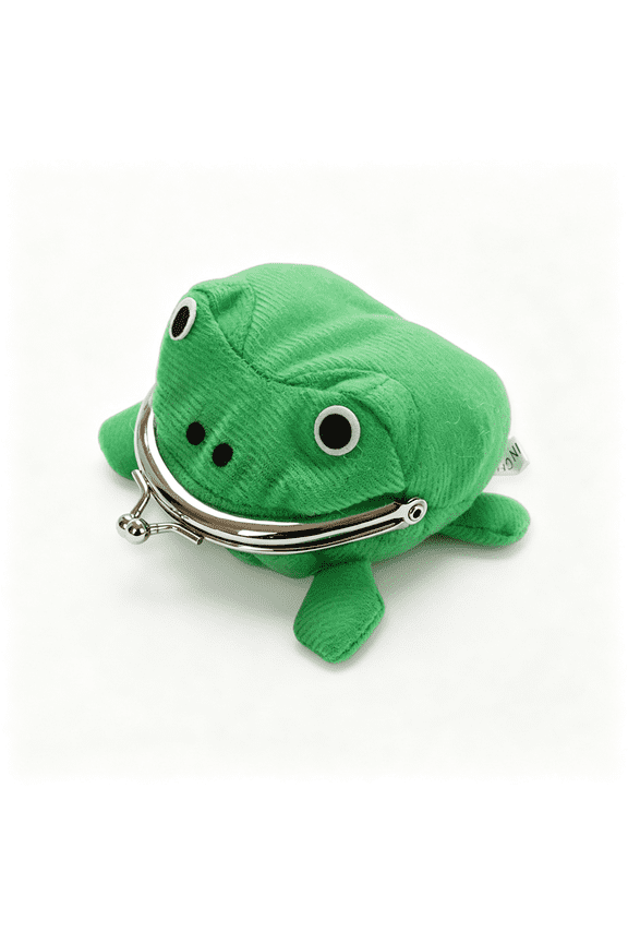 Cosplay Anime Frog Coin Purse Cute Pouch Wallet Small Money Bag Plush Purse Funny Frog Key Usb Driver Lipstick Birthday Gift Childrens Kids Anime Lovers