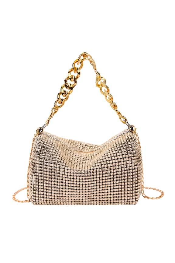 Crossbody Bags for Women,Shoulder Bags,Pu Leather Glittering Trend Clutch Bag with One Interior Zipped Pocket for Daily Or Party,Small But Roomy Handbags Surprisingly Fits A Lot of Things