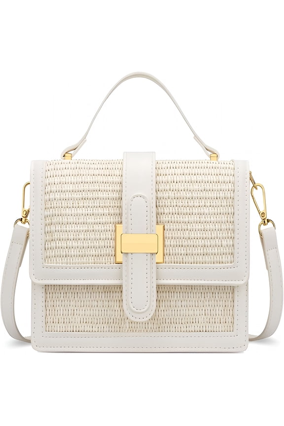 Crossbody Bags for Women - Top Handle Purses for Lady,Leather Handbags Shoulder Clutch with Adjustable Shoulder Strap