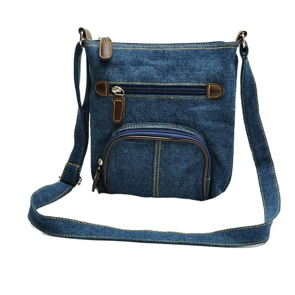 GASTROPOD Crossbody Bags for Women,Vertical Rectangular Type Purses for Women,Zippered Hidden Pocket Shoulder Bag,Dark Blue
