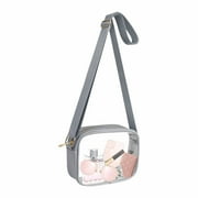 GASTROPOD Crossbody Bags for Women Waterproof Purses for Women Large Capacity Clear Bag for Stadium Events Versatile Clear Purse 20x15x7cm,Gray