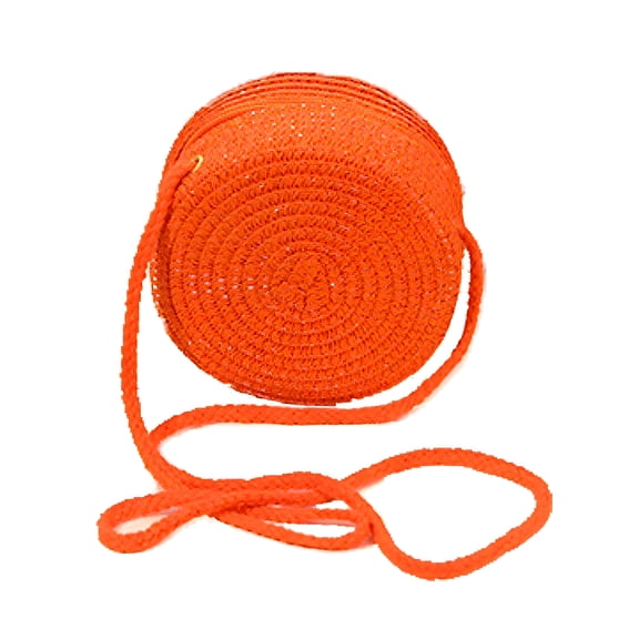 GASTROPOD Crossbody Bags for Women Weaving Messenger Bag for Women Cute Purses for Women 16x6cm,Orange