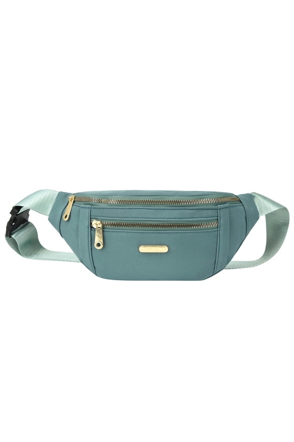 Crossbody Fanny Pack for Men Women, Waterproof Sport Waist Sling Bag Backpack, Travel Adjustable Strap Bum Belt Bags Waterproof Fanny Pack for Men