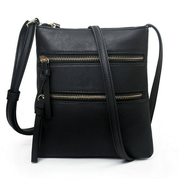 GASTROPOD Crossbody Purses for Women,Multi-Functional Bag Women'S Crossbody Handbags,Spacious Interior Convenient Zipper Closure Crossbody Bag,Black