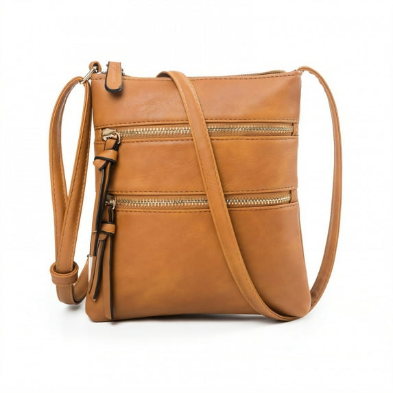 GASTROPOD Crossbody Purses for Women,Pu Leather Small Purses for Women,Beautiful Shoulder Bag for Women,Brown