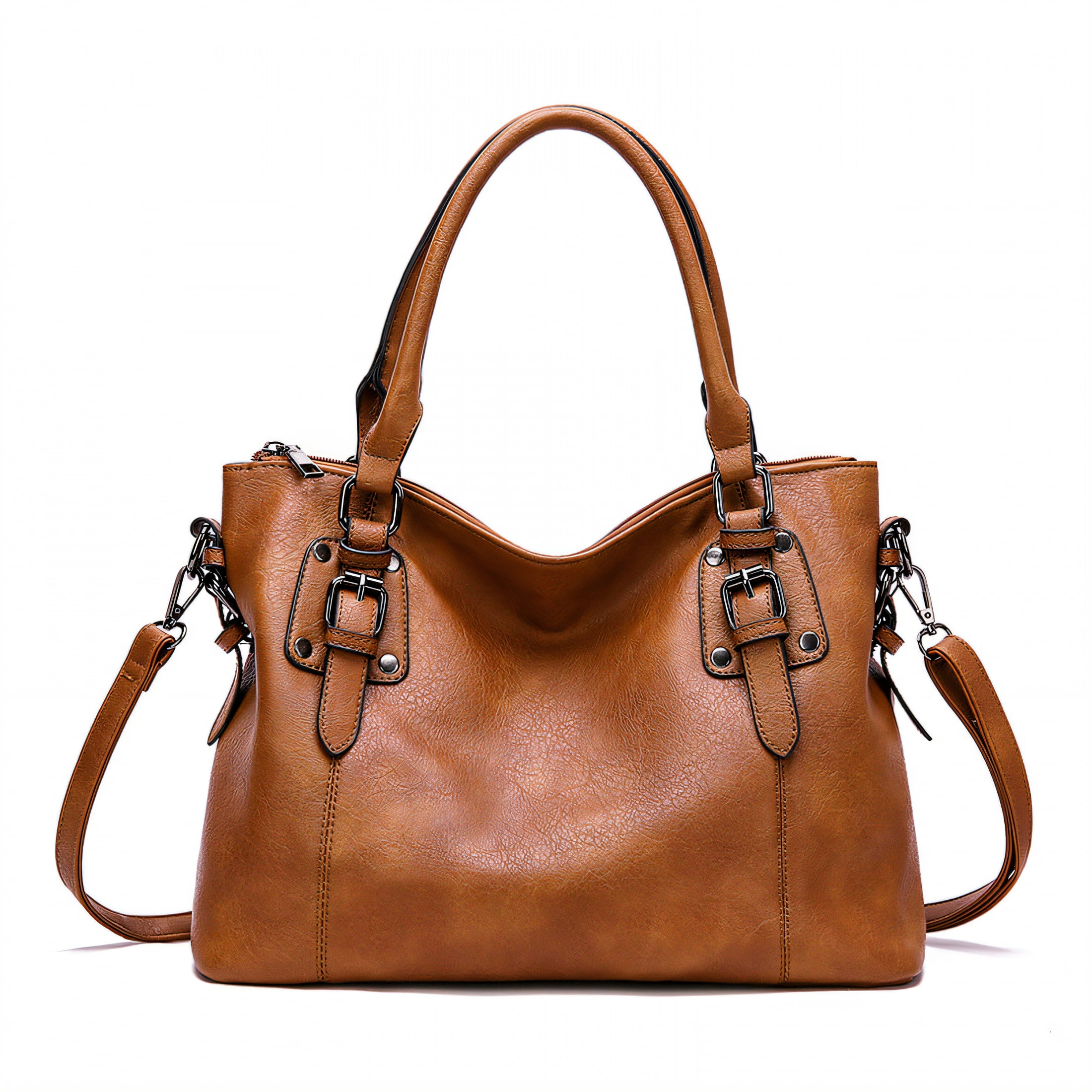 GASTROPOD Designer Handbags for Women,Comfortable Rounded Handle Handbags for Women,Adjustable Shoulder Strap Women'S Shoulder Handbags,Brown